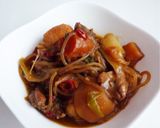 安東チムタク　韓国風ピリ辛鶏肉じゃが作り方6写真