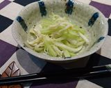 セルリーとソフトさきいかのサラダ油和え♪作り方6写真