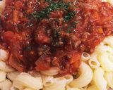 簡単ミートソースパスタ作り方5写真