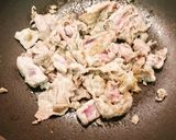 豚肉とピーマンの味噌バター炒め作り方1写真