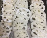 鳥挽肉と蓮根のミルフィーユ☆作り方3写真