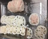 鳥挽肉と蓮根のミルフィーユ☆作り方4写真
