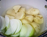 じゃがいもと秋鮭のゴマ味噌煮♥簡単☆作り方4写真