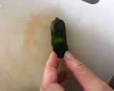 きゅうりの木の葉切り作り方2写真