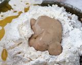 レインボーカラーなストライプピッツァ作り方1写真