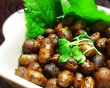 ほんのり醤油味♪むかごの炊き込みご飯作り方4写真