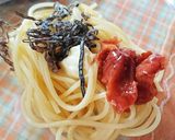 簡単❢塩こんぶの和風パスタ♪作り方3写真