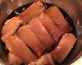びんちょうマグロの、ニンニク香る漬け丼作り方3写真