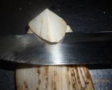 フィレンツェ茄子の天ぷら(団扇茄子)作り方3写真