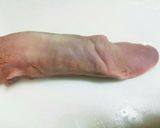 圧力鍋で下茹で!DE分厚い豚タン塩焼き♪作り方1写真