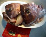 鯛のアラ煮作り方1写真
