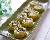 ぐるぐる海苔巻きのメープル卵焼き♬作り方5写真