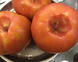 丸ごとトマトと玉ねぎのスープ作り方1写真