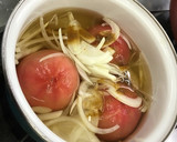 丸ごとトマトと玉ねぎのスープ作り方3写真