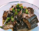 生姜とからし風味〜簡単ナスの焼き浸し☆作り方4写真