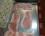 ヘルシー☆豚肉の豆腐巻き蒸し焼き作り方2写真