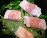 ヘルシー☆豚肉の豆腐巻き蒸し焼き作り方4写真