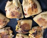 カリとろ☆納豆ネギ味噌チーズの油揚げ巾着作り方8写真