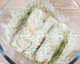 《一分レシピ》チーズちくわの磯部揚げ。作り方2写真