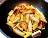 常備菜☆さつまいもとさつま揚げの炒め煮作り方4写真