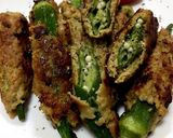 オクラのカレー風味ロールバーグ作り方10写真