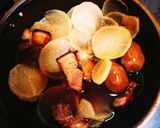 ☆超簡単10分☆大根と煮卵と焼豚の煮物☆作り方2写真