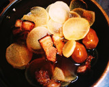 ☆超簡単10分☆大根と煮卵と焼豚の煮物☆作り方2写真