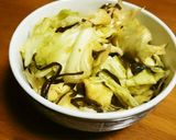 あと１品！キャベツと塩昆布ナムル作り方6写真
