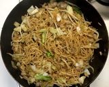 バター香る！オイスターポン酢焼きそば作り方4写真