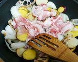 豚バラと根菜の甘酢あん炒め作り方3写真