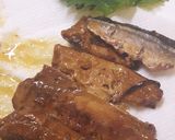 蒲焼き缶詰のシソ巻きサンマソテー作り方1写真