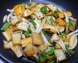簡単！厚揚げ揚げ☆肉なし酢豚作り方3写真