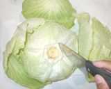 和風ロールキャベツ♪簡単枝豆入り作り方2写真
