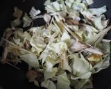 がっつり飯！唐揚げ焼きスパ作り方1写真