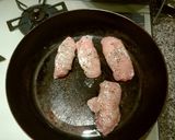 鶏胸肉薄切りのバジルチーズ巻き作り方4写真