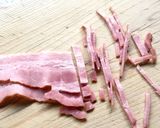 トマトとベーコン/ミンチ肉のスパゲティ作り方2写真