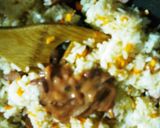 イカの塩辛入り♪洋風焼きピラフ♥作り方6写真