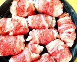 お弁当にも！コロコロソテーの肉巻き昆布作り方5写真