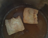 煮物の残り汁で！納豆と枝豆の油揚げ煮作り方4写真