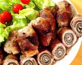 お弁当にも！コロコロソテーの肉巻き昆布作り方8写真