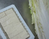 豆腐と白菜のこぶおろし卵とじ作り方1写真