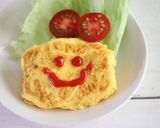 ニコちゃんオムレツ作り方4写真
