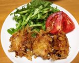 春巻きの皮で鮭のパリパリ揚げ作り方5写真