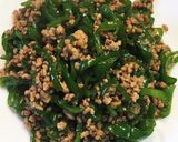 大量消費☆ご飯ススム☆簡単ひき肉ピーマン作り方3写真