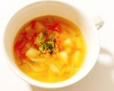 無添加で安心♬ コンソメスープ作り方4写真