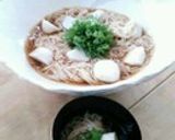 里芋とおくらの煮麺　素麺消費簡単に♡作り方3写真