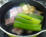 豚の角煮の味噌鍋作り方1写真