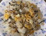レンジで簡単！お茶漬けの素でチャーハン♪作り方2写真