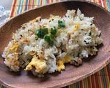 レンジで簡単！お茶漬けの素でチャーハン♪作り方3写真