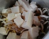 具沢山✿豆腐ともやし 野菜の味噌煮込み✿作り方3写真